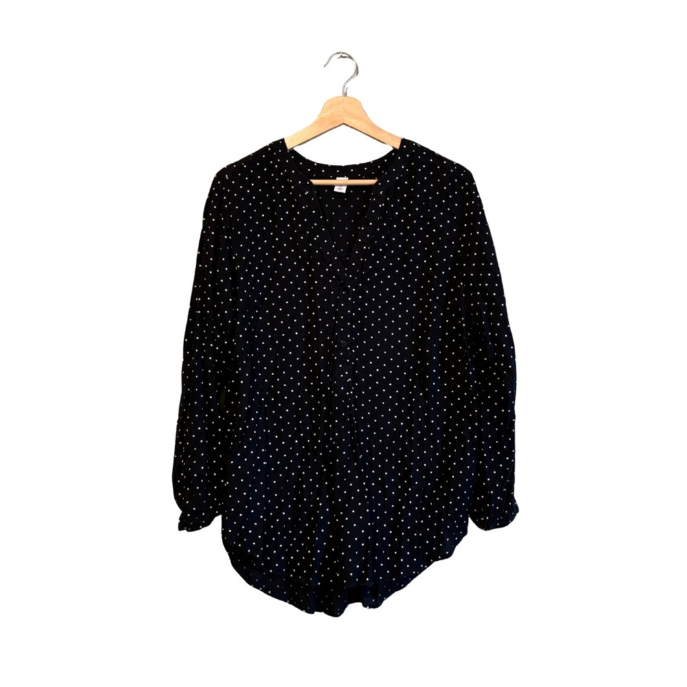 Old Navy polka dot blouse